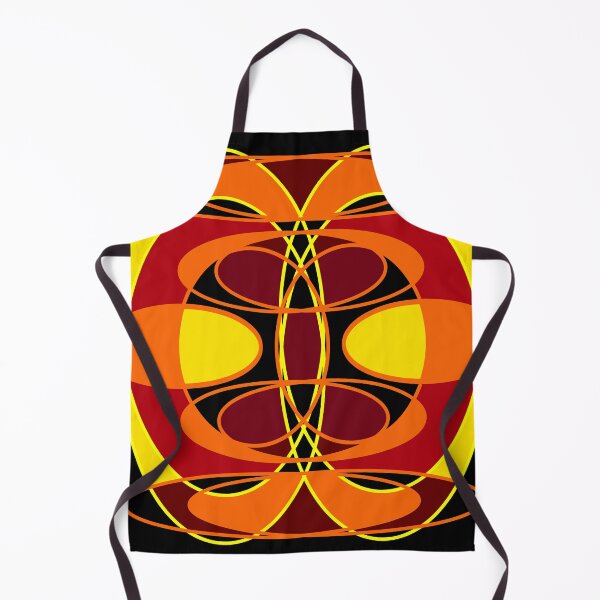 Item preview, Orange Yellow and Red symmetrical pattern designed and sold by Stefrait-7.