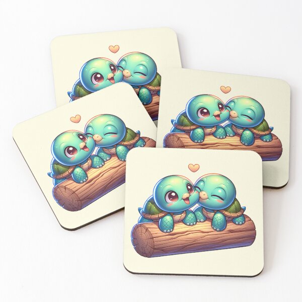 Item preview, Turtles Cheeky Kiss designed and sold by BassHeadMomma.