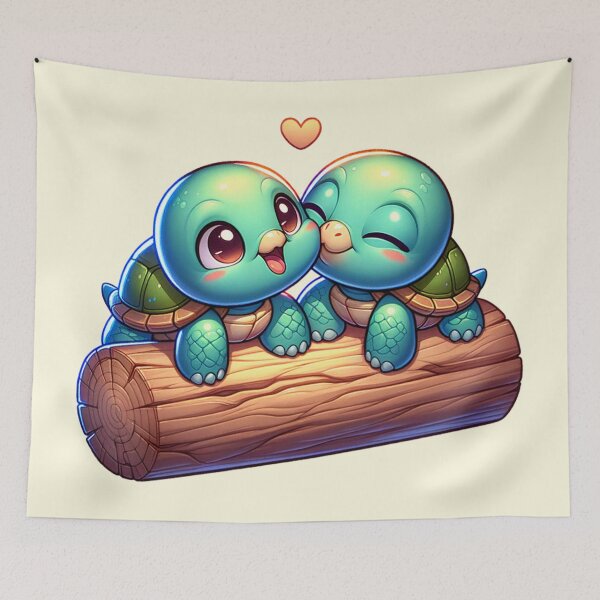 Item preview, Turtles Cheeky Kiss designed and sold by BassHeadMomma.