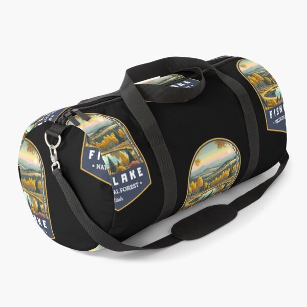 Item preview, Retro Fishlake National Forest Utah USA Travel Art designed and sold by MaateoDesign.