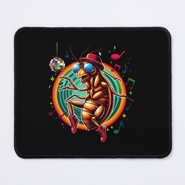 Item preview, Groovy Dancing Cockroach - Funny Disco Insect Cartoon Art designed and sold by Mateusz Majcherek.