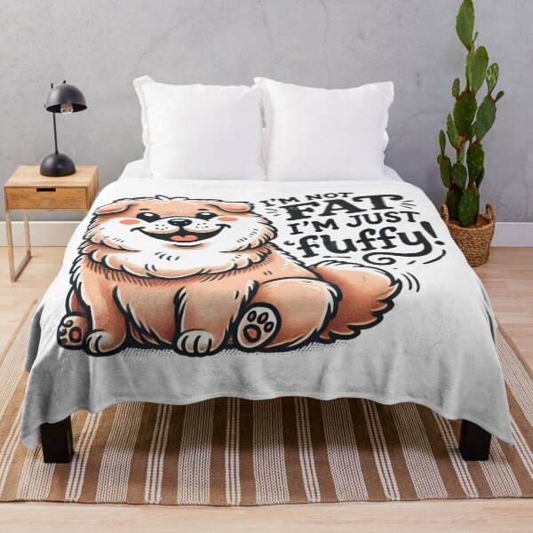 Item preview, I'm Not Fat, I'm Just Fluffy! designed and sold by Ideaunluck-shop.