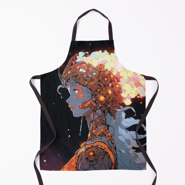 Item preview, Ethereal Cybernetic Anime Girl designed and sold by bubblegoth.