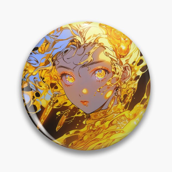 Artikelvorschau, Geschmolzenes Gold Radiance Anime Girl entworfen und verkauft von bubblegoth.