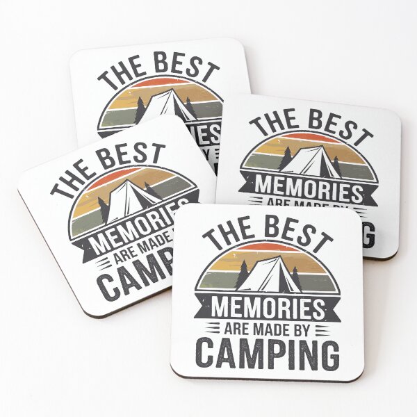 Item preview, the best memories are made by camping Campfire Adventure Outdoor Camper Funny Mountain  designed and sold by luannsemmsobre.