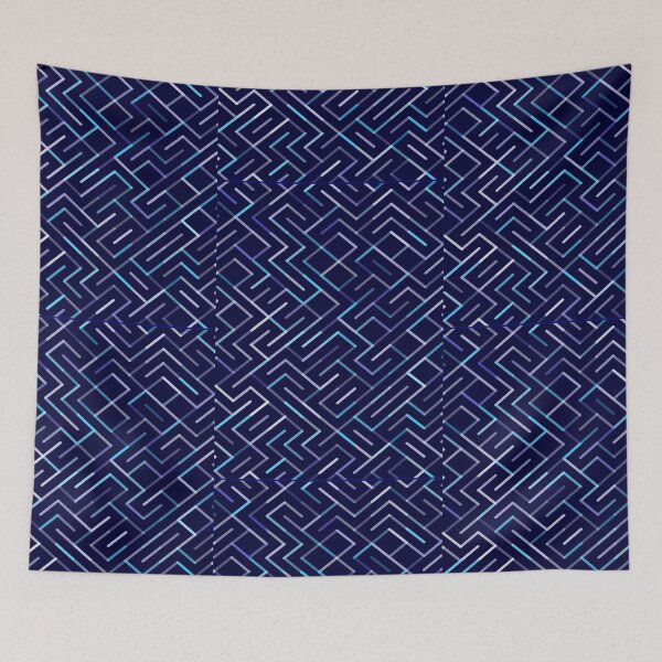 Item preview, Blue Maze designed and sold by DreamingSunflwr.