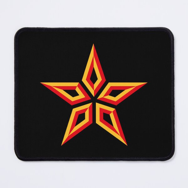 Item preview, Star Design (Five-Pointed / Yellow Red) designed and sold by Roderix.