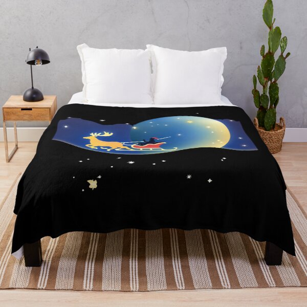 Item preview, Futuristic Santa Sleigh Ride Art designed and sold by ChicTrendz.