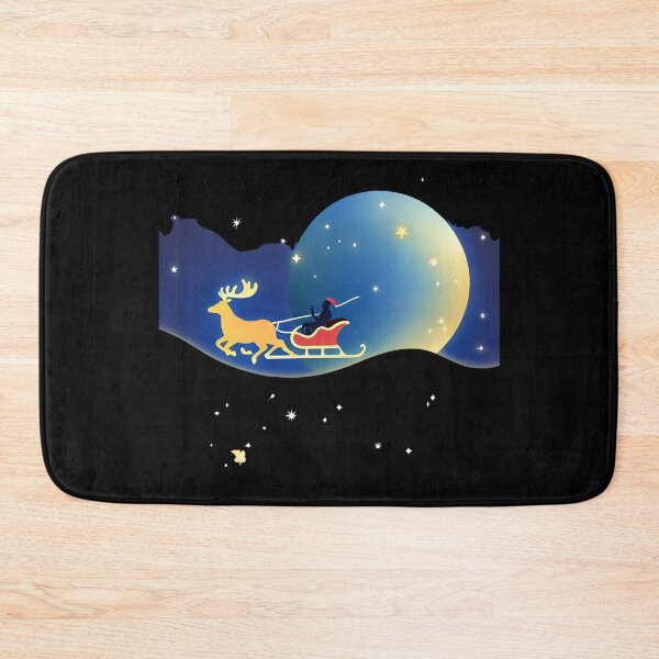 Item preview, Futuristic Santa Sleigh Ride Art designed and sold by ChicTrendz.