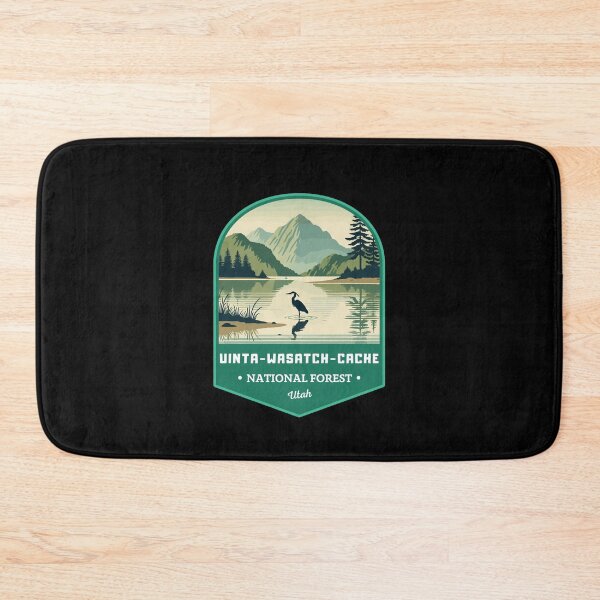 Item preview, Retro Uinta-Wasatch-Cache National Forest Utah USA Travel Art designed and sold by MaateoDesign.