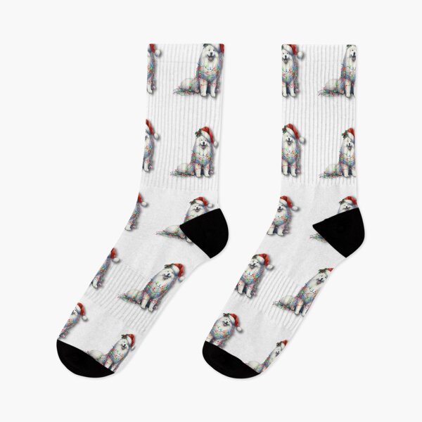 Item preview, Whimsical Holiday Pets Watercolor Collection: Festive Dogs & Cats designed and sold by MiszungART.