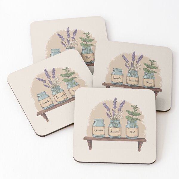 Item preview, Vintage Herb Jars designed and sold by DreamyGod.