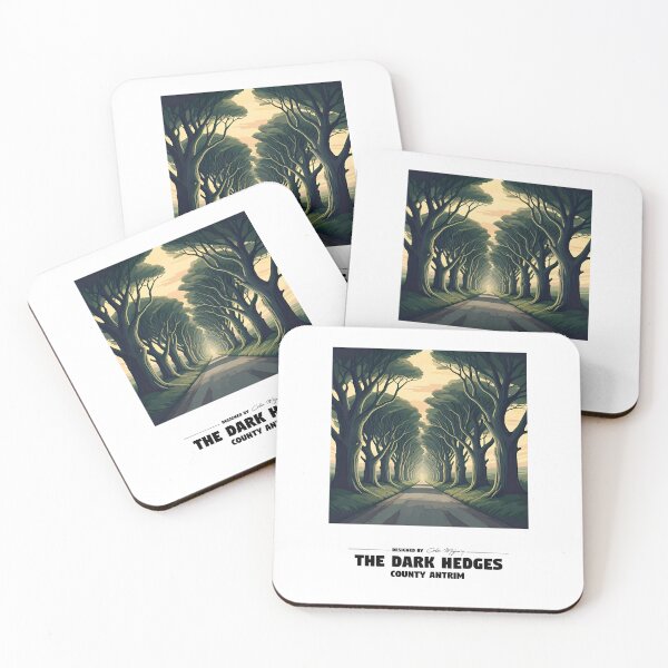 Item preview, The Dark Hedges - Vintage Poster Style designed and sold by cmphotographs.