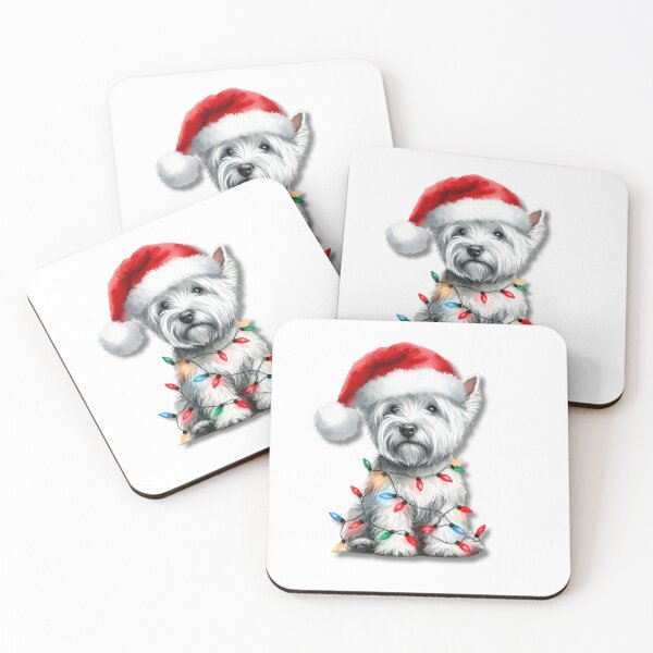 Item preview, Whimsical Holiday Pets Watercolor Collection: Festive Dogs & Cats designed and sold by MiszungART.