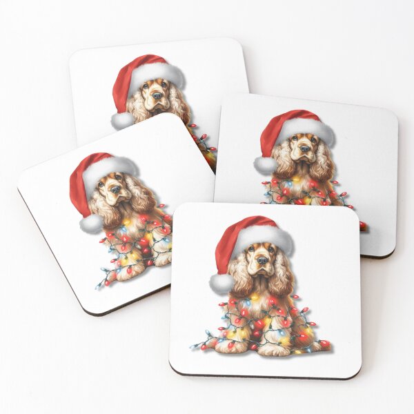 Item preview, Whimsical Holiday Pets Watercolor Collection: Festive Dogs & Cats designed and sold by MiszungART.