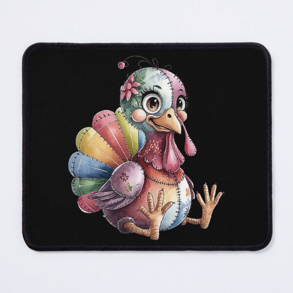 Item preview, Colorful Patchwork Turkey Illustration for Thanksgiving designed and sold by love3617.