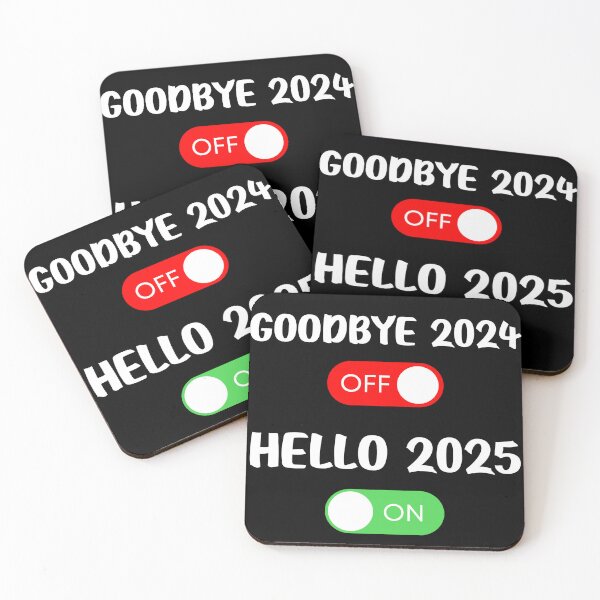 Item preview, Goodbye 2024, Hello 2025 – New Year Celebration Design designed and sold by dchom.