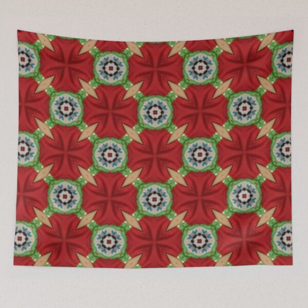 Item preview, Red and Green Holiday Pattern designed and sold by Forestpower78.