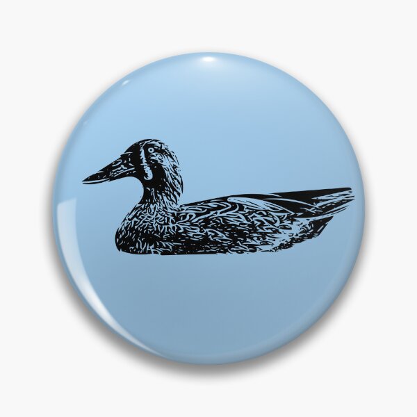 Item preview, Australasian Shoveler Black Design  designed and sold by designsasstultd.