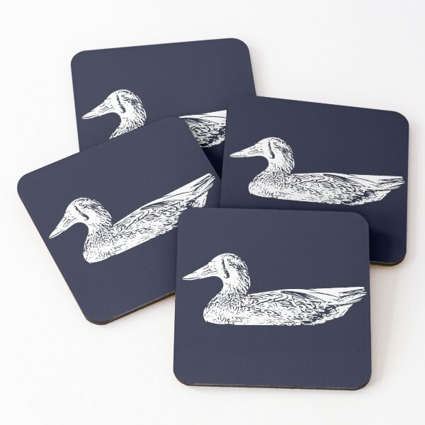 Item preview, Australasian Shoveler White Design  designed and sold by designsasstultd.