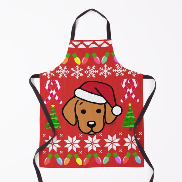 Item preview, Fox Red Labrador Puppy Christmas Santa designed and sold by HappyLabradors.