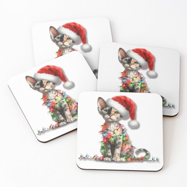 Item preview, Whimsical Holiday Pets Watercolor Collection: Festive Dogs & Cats designed and sold by MiszungART.