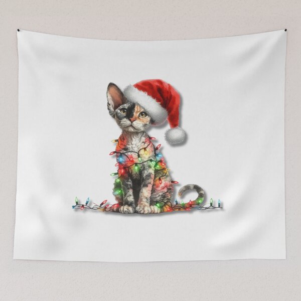 Item preview, Whimsical Holiday Pets Watercolor Collection: Festive Dogs & Cats designed and sold by MiszungART.