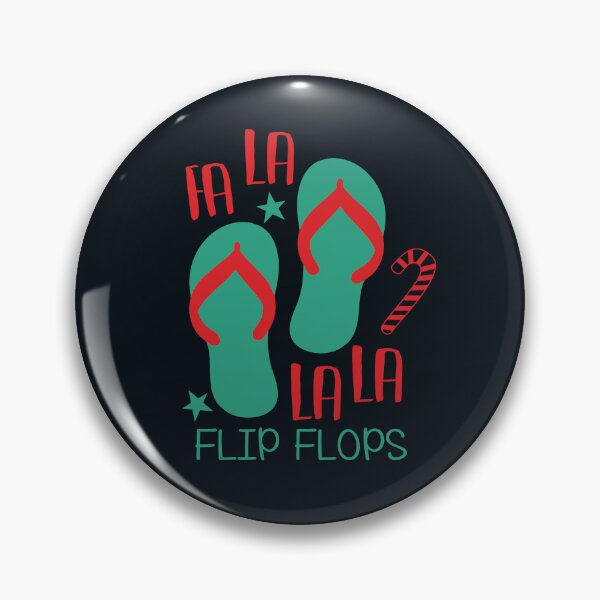 Item preview, Fa-La-La Flip-Flops designed and sold by UniqVibe.