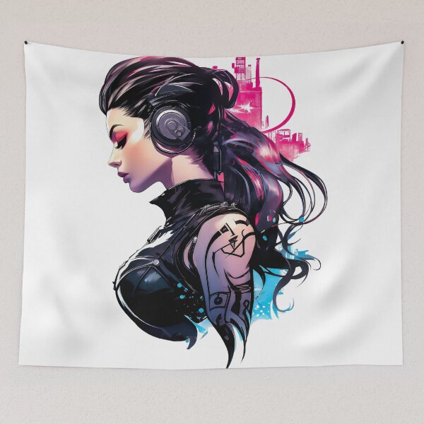 Item preview, cyberpunk girl designed and sold by javierparra.