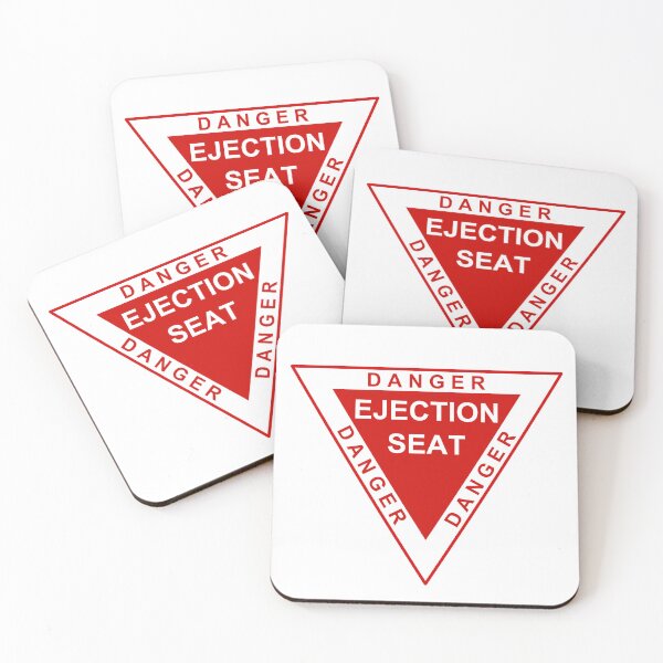 Item preview, Danger Ejection Emblem designed and sold by Laffs Creations.