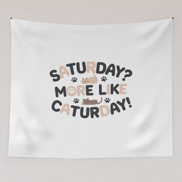 Item preview, happy saturday - Caturday   designed and sold by bukajart.
