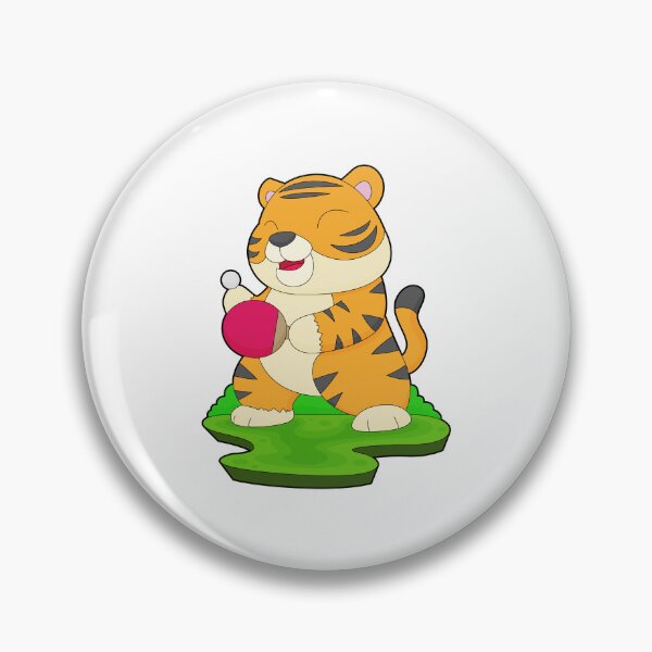 Artikelvorschau, Tiger Tischtennisspieler Tischtennis entworfen und verkauft von Snabdesign84.