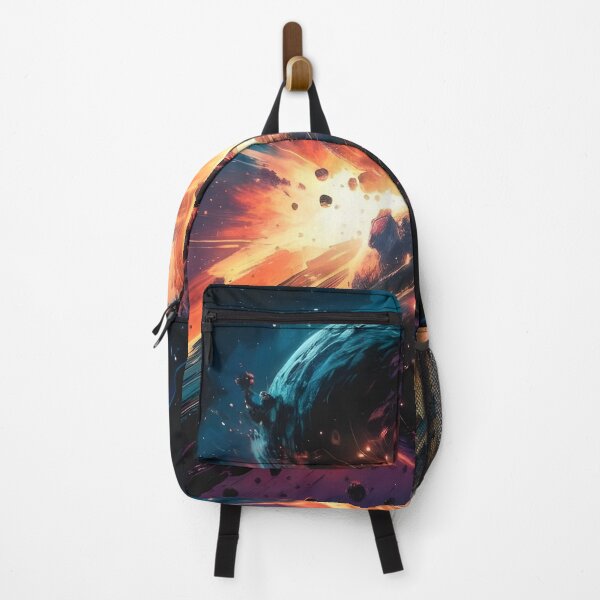 Item preview, Cosmic Collision - Planet Destruction AI Art designed and sold by aeejee.