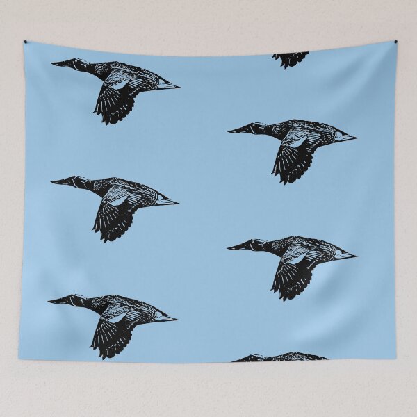 Item preview, Flying Australasian Shoveler Black Design  designed and sold by designsasstultd.