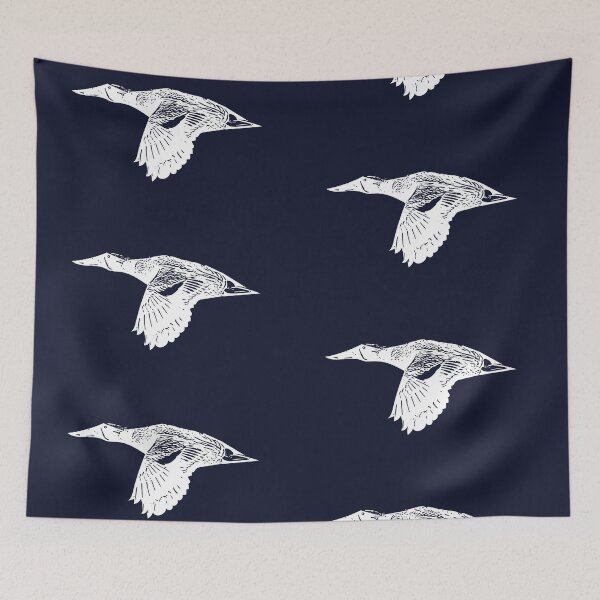 Item preview, Flying Australasian Shoveler White Design  designed and sold by designsasstultd.