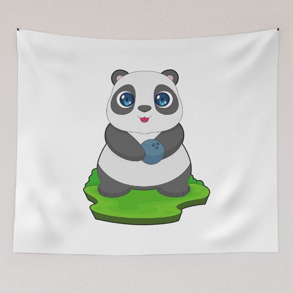 Item preview, Panda Bowling Bowling ball designed and sold by Snabdesign84.