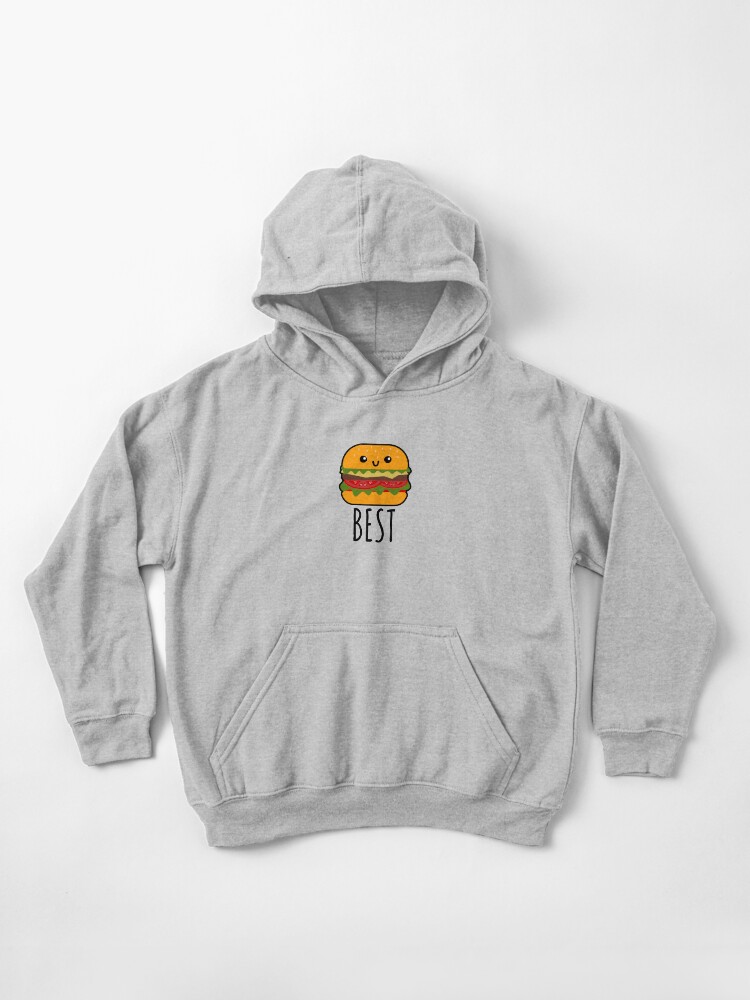 Best Friends Burger and Fries Matching Gift Kids Pullover Hoodie for Sale by Luna May Redbubble