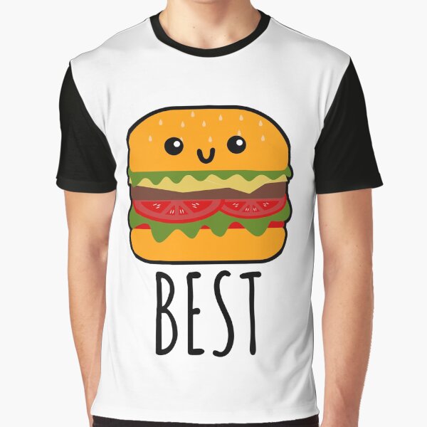 best friends hamburger and fries shirts