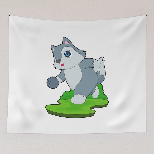 Item preview, Wolf Bowling Bowling ball designed and sold by Snabdesign84.