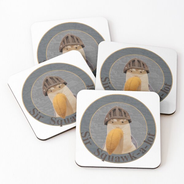 Item preview, Sir Squawk-a-lot the Knight adventuring seagull designed and sold by OhNoNotAgain42.