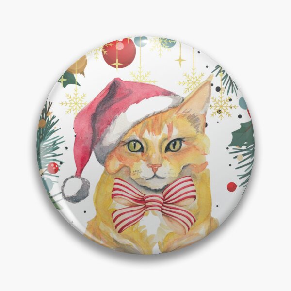 Item preview, Orange Cat Meowy Christmas!  designed and sold by joyingeneral.
