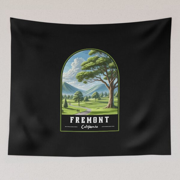 Item preview, Retro Fremont California Art Travel Skyline designed and sold by MaateoDesign.