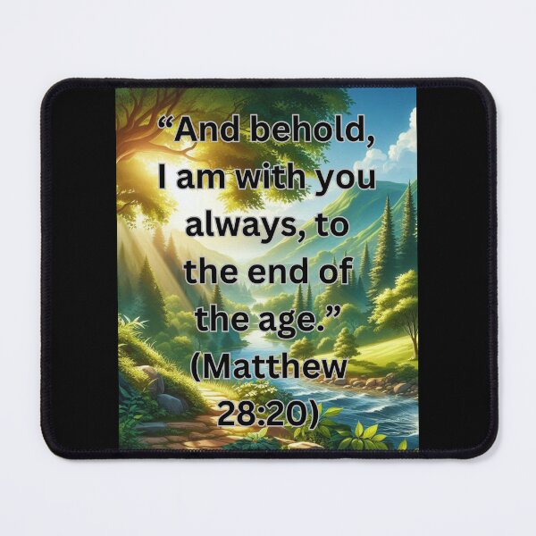 Item preview, Matthew 28:20 designed and sold by JesusClub.