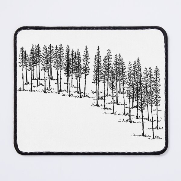 Item preview, Trees on a slope #3 designed and sold by Laura Carim Todd.