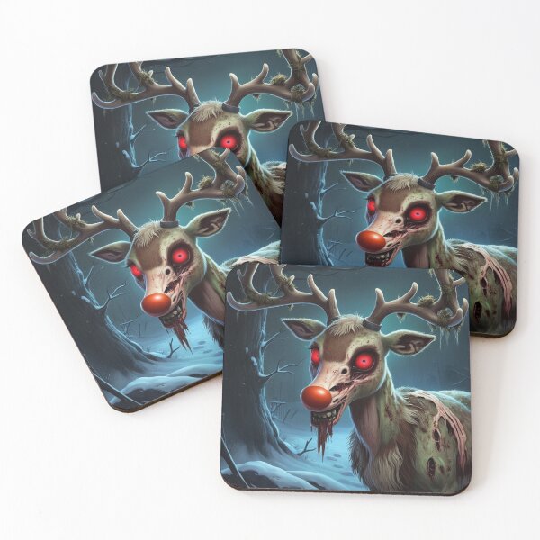 Item preview, Zombie The red noise reindeer  designed and sold by Jestersmodified.