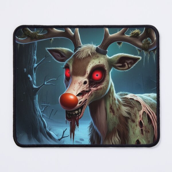 Item preview, Zombie The red noise reindeer designed and sold by Jestersmodified.