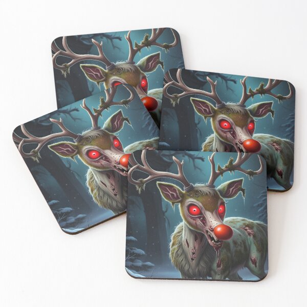 Item preview, Zombie the red noise reindeer  designed and sold by Jestersmodified.