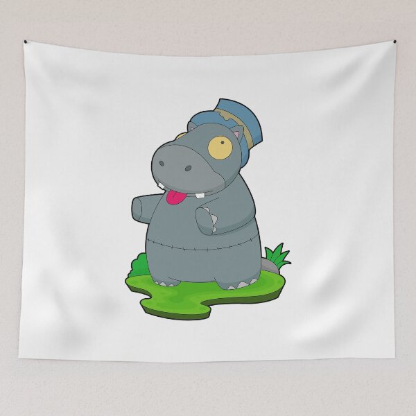 Item preview, Hippo Halloween Zombie designed and sold by Snabdesign84.