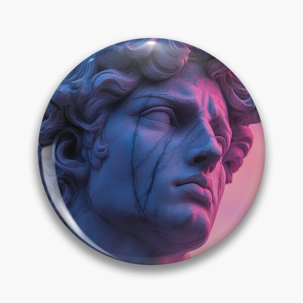 Item preview, Neon Gaze: Futuristic Greek Sculpture designed and sold by Enea Kelo.