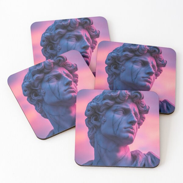 Item preview, Neon Gaze: Futuristic Greek Sculpture designed and sold by Enea Kelo.